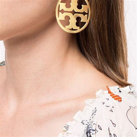 tory burch large hoop earrings.